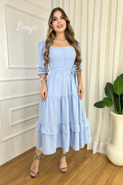 vestido modesto largo vestido modesto largo